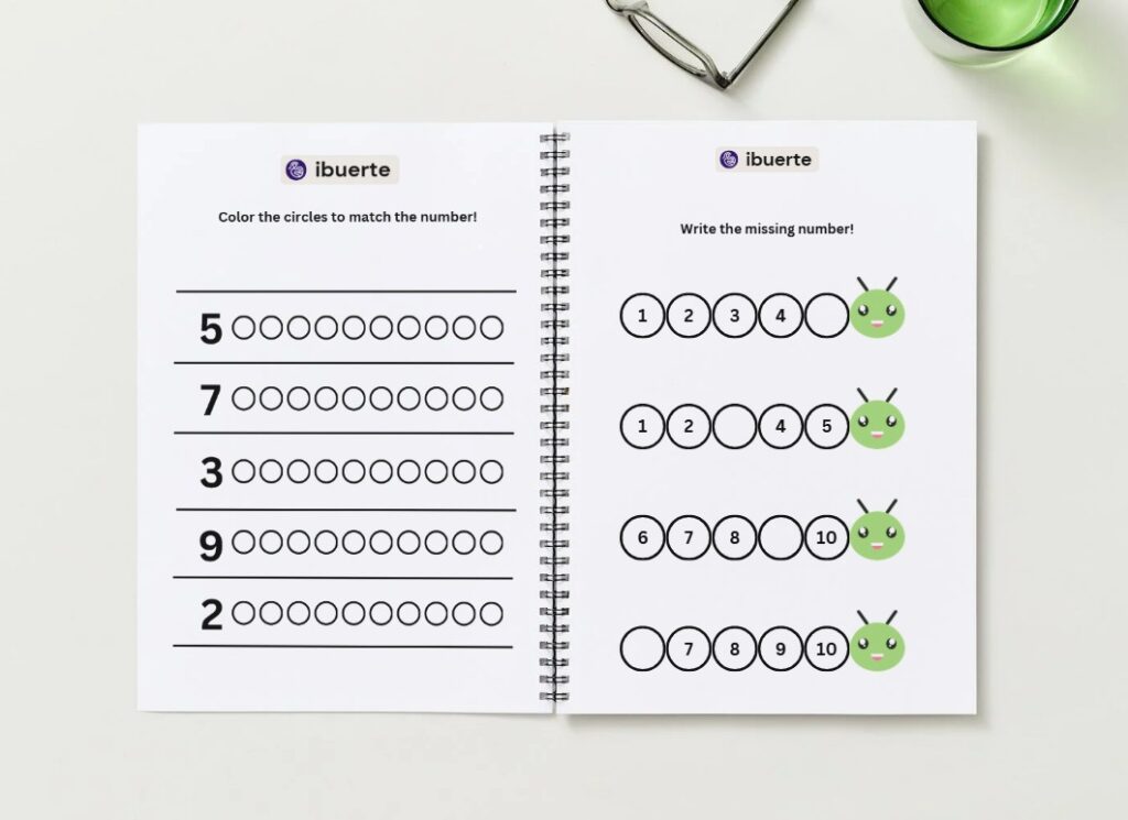 Pre-math worksheets preview