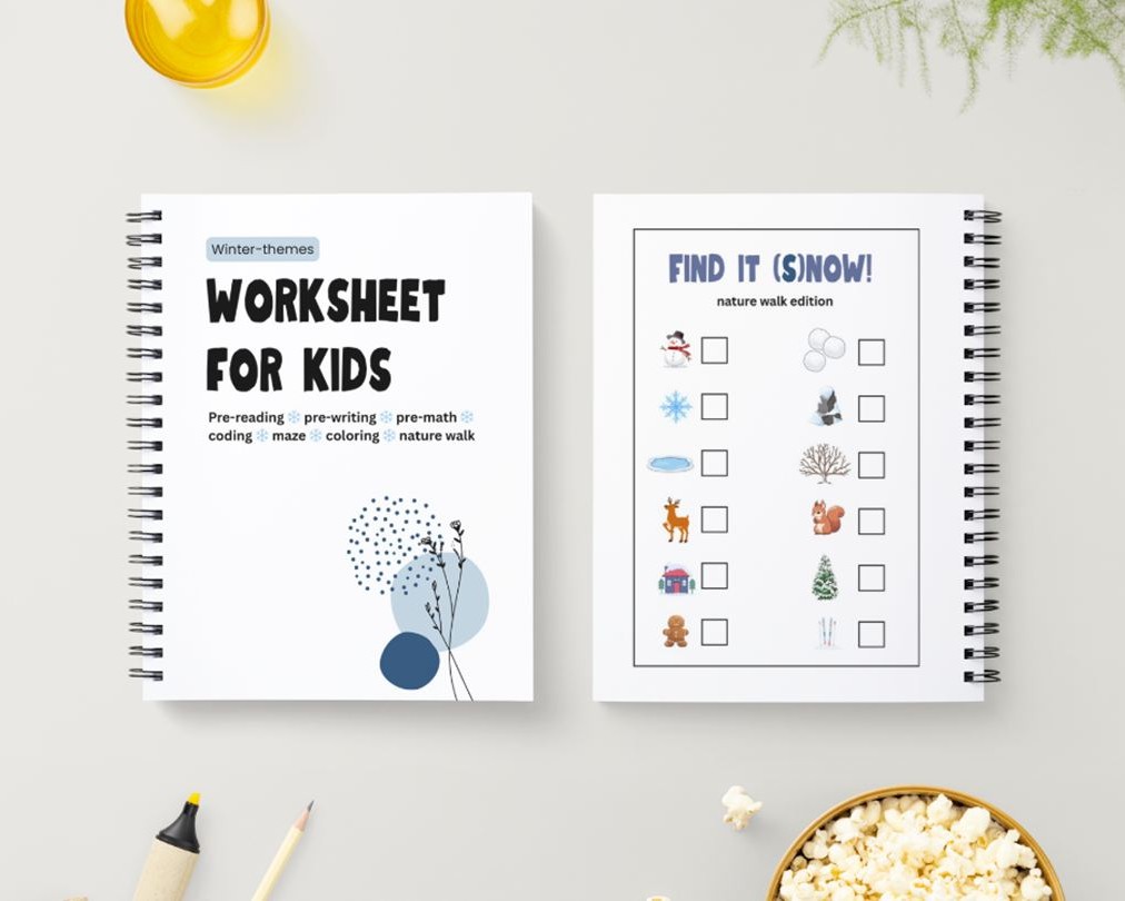 Nature Walk Winter Series Worksheet