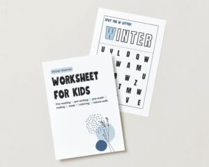 Pre-Reading Winter Series Worksheet